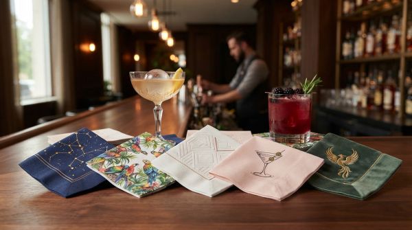 10 idées créatives pour des serviettes de cocktail exclusives