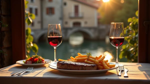 Commander un repas à Annecy après une journée de travail